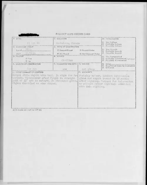 First page of 1960.10 - 8234354 - Saskatoon, Canada