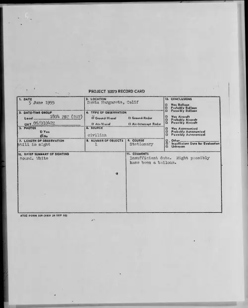 First page of 1955.06 - 6965208 - Santa Margareta, Calif