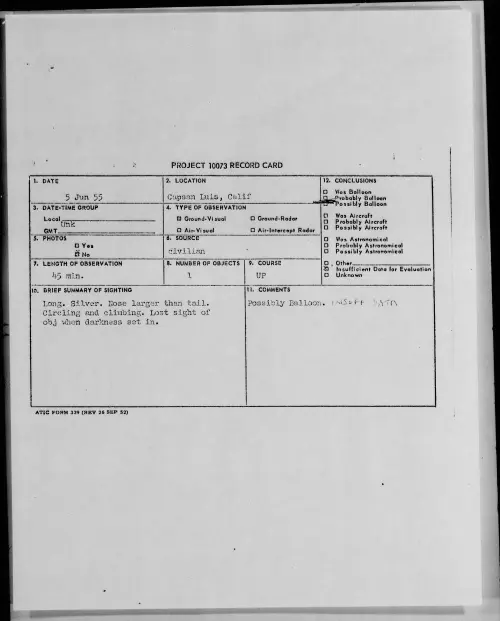 First page of 1955.06 - 6965143 - Capsan Luis, Calif