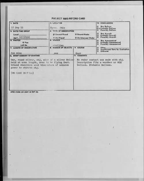 First page of 1955.09 - 7339348 - Huron, Ohio
