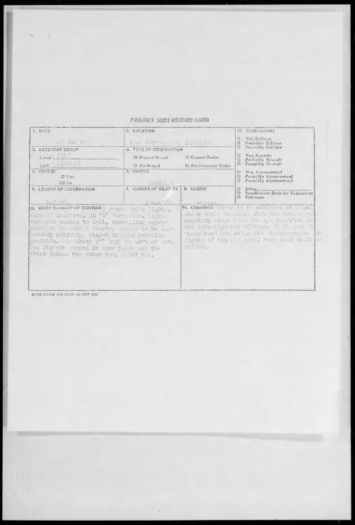 First page of 1961.07 - 8695860 - E of Monticello, Illinois