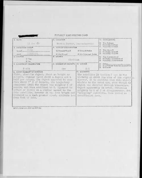 First page of 1960.10 - 8234315 - Boston Harbor, Massachusetts