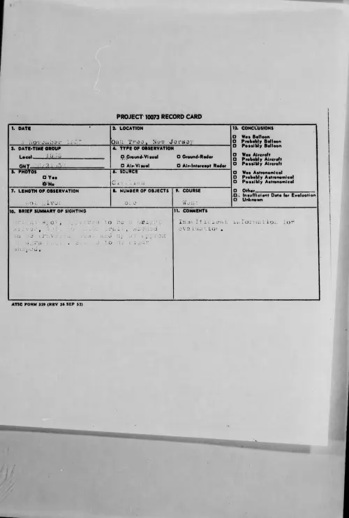 First page of 1957.11 - 6779436 - Oak Tree, New Jersey