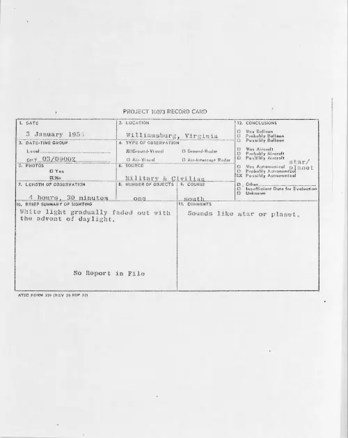First page of 1955.01 - 6965191 - Williamsburg, Virginia