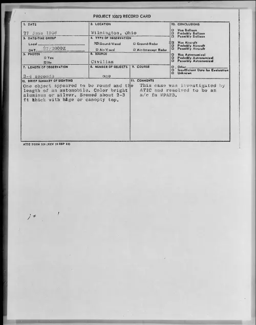 First page of 1956.06 - 6786576 - Wilmington, Ohio