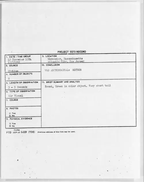 First page of 1954.11 - 6959507 - Worcester, Massachusetts