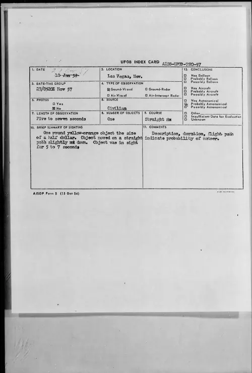 First page of 1957.11 - 6964208 - Las Vegas, Nev