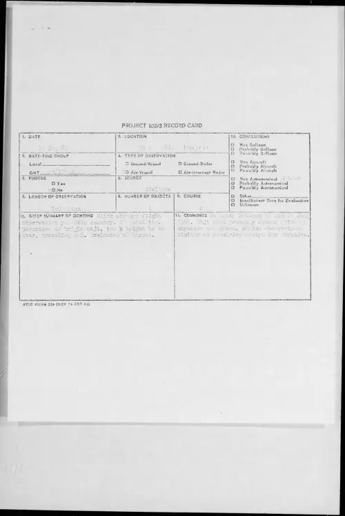First page of 1961.07 - 8696236 - 26N 147W PACIFIC