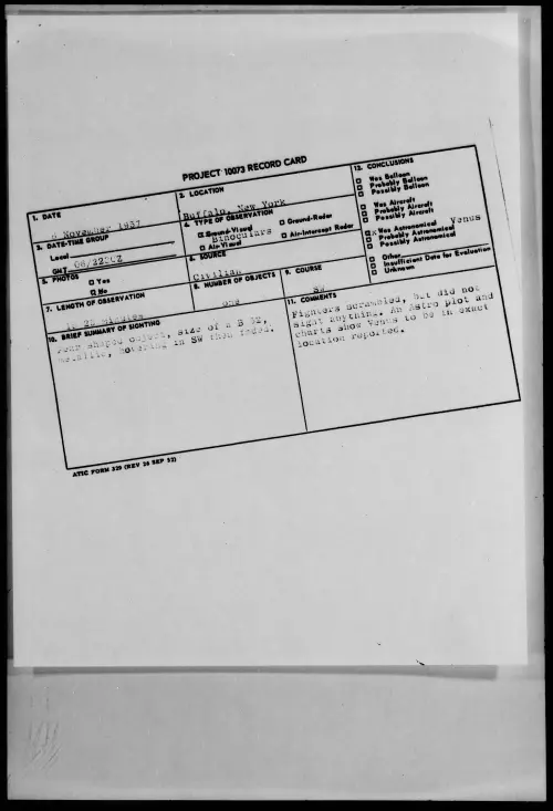 First page of 1957.11 - 6779511 - Buffalo, New York