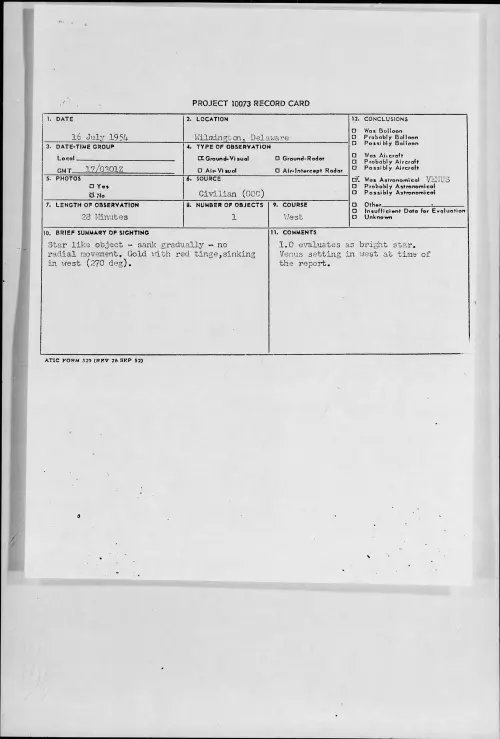 First page of 1954.07 - 8714949 - Wilmington, Delaware