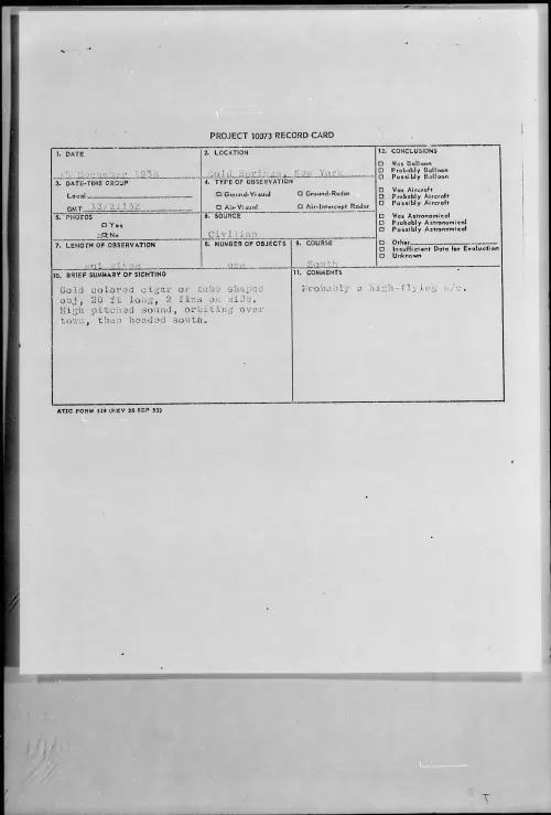 First page of 1958.12 - 7203785 - Cold Springs, New York