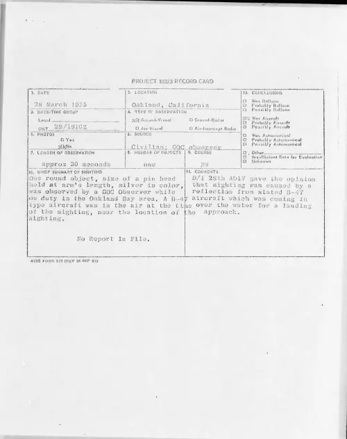First page of 1955.03 - 6971570 - Oakland, California