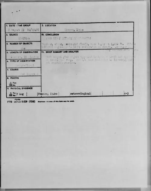 First page of 1953.08 - 6979412 - Moscow, Idaho