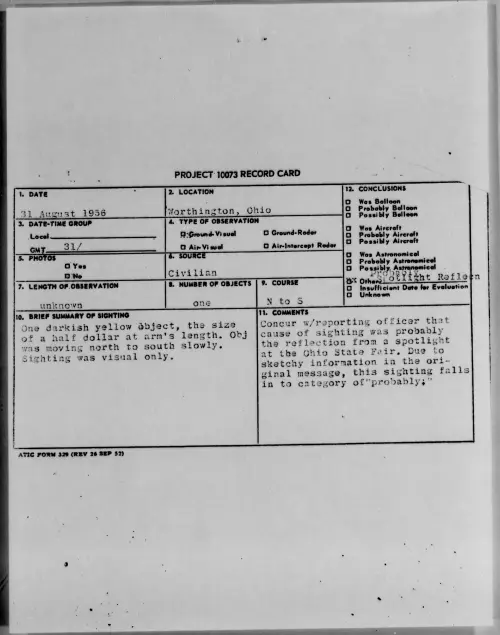 First page of 1956.08 - 7070250 - Worthington, Ohio
