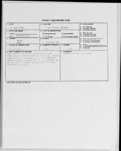 First page of 1954.06 - 8714024 - Delray Beach, Florida
