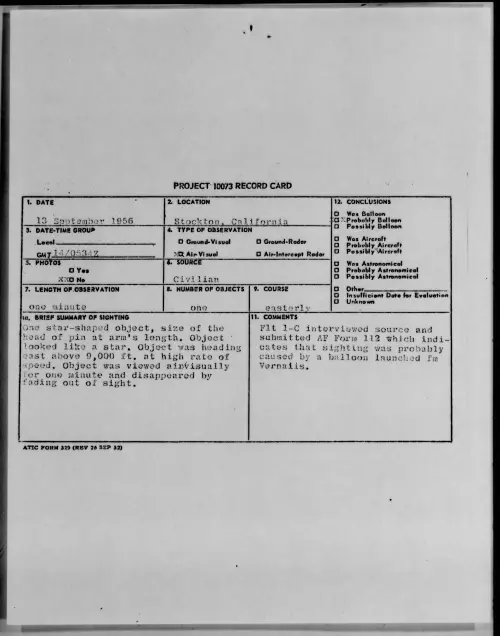 First page of 1956.09 - 7070896 - Stockton, California