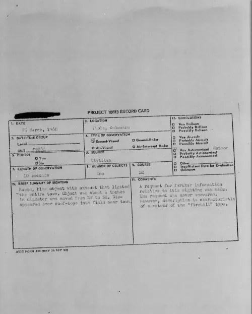 First page of 1960.03 - 7811443 - Viola, Delaware