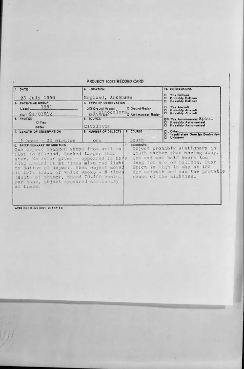 First page of 1956.07 - 6787408 - England, Arkansas