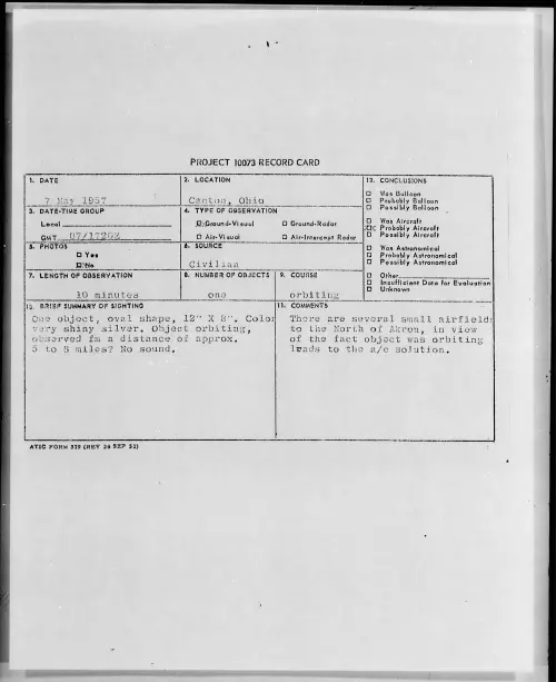 First page of 1957.05 - 6789769 - Canton, Ohio