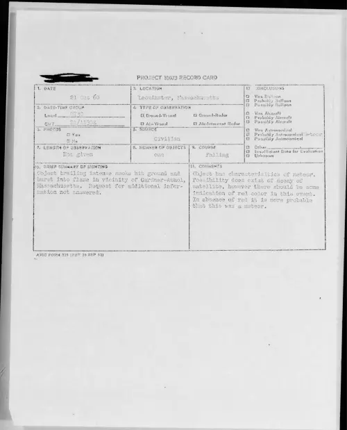 First page of 1960.10 - 8235174 - Leominster, Massachusetts