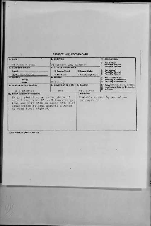 First page of 1957.10 - 6972994 - Wiesbaden AB, Germany