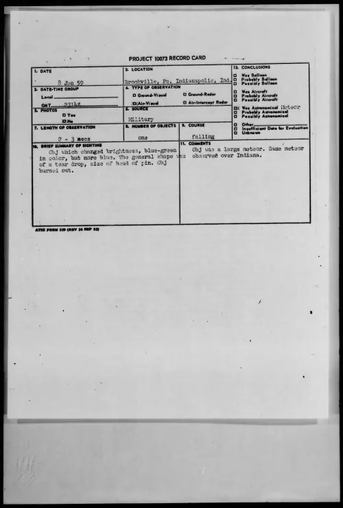First page of 1959.01 - 9078761 - Brookville, Pa