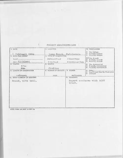 First page of 1955.02 - 6967608 - Long Beach, California