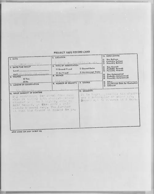 First page of 1958.11 - 7202752 - 5 Mi So Of Pineville, La
