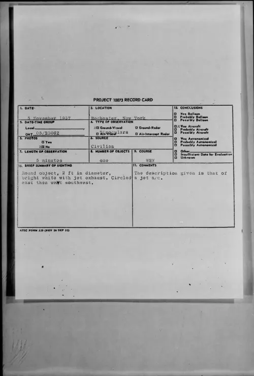 First page of 1957.11 - 7230644 - Rochester, New York