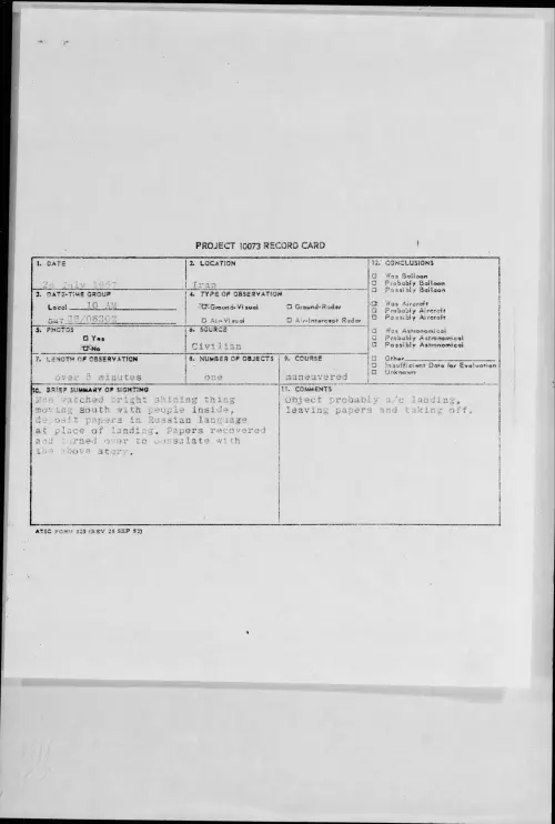 First page of 1957.07 - 6964318 - Iran