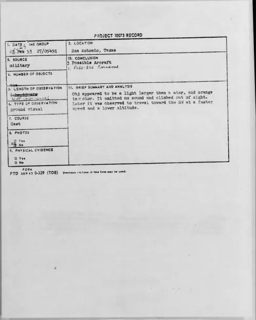 First page of 1953.02 - 9555833 - San Antonio, Texas