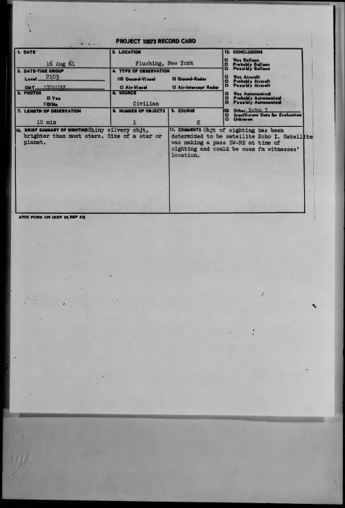 First page of 1961.08 - 8299698 - Flushing, New York