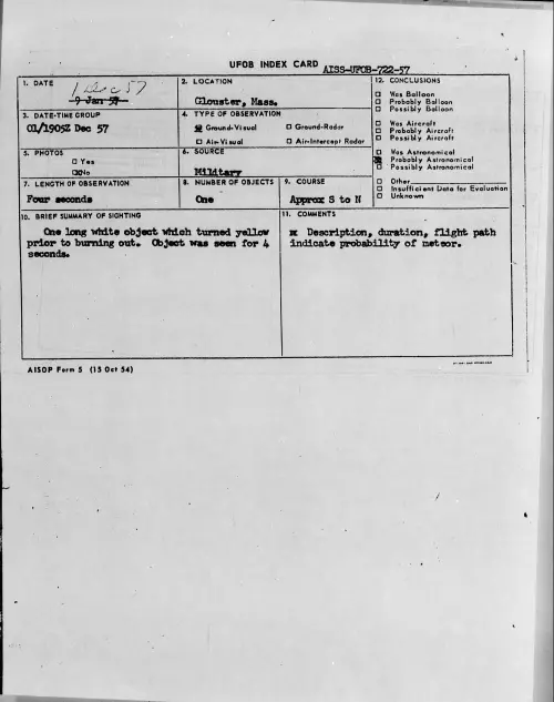 First page of 1957.12 - 6966570 - Glouster, Mass