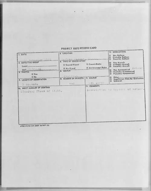 First page of 1958.11 - 7202338 - Baffin Island, Canada