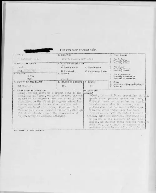 First page of 1960.10 - 8233213 - Mount Kisko, New York