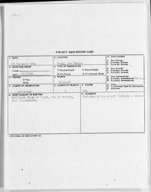 First page of 1954.11 - 6960845 - Topia, New Mexico
