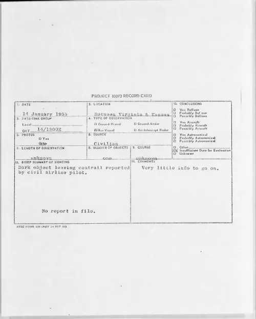 First page of 1955.01 - 6965809 - Between Virginia & Kansas