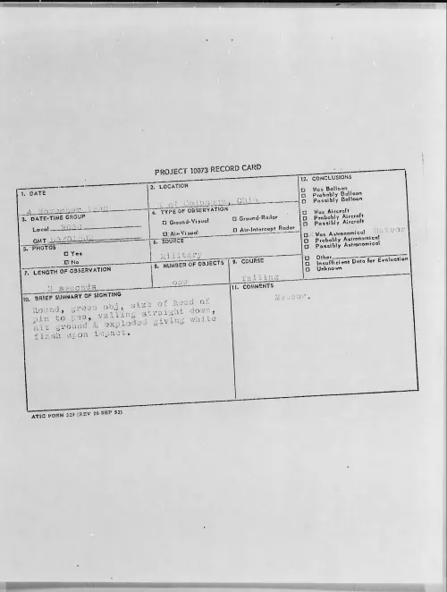 First page of 1958.11 - 7202128 - E Of Columbus, Ohio