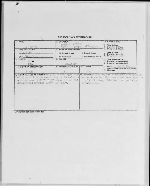 First page of 1961.05 - 8683936 - 4510N 5045W ATLANTIC