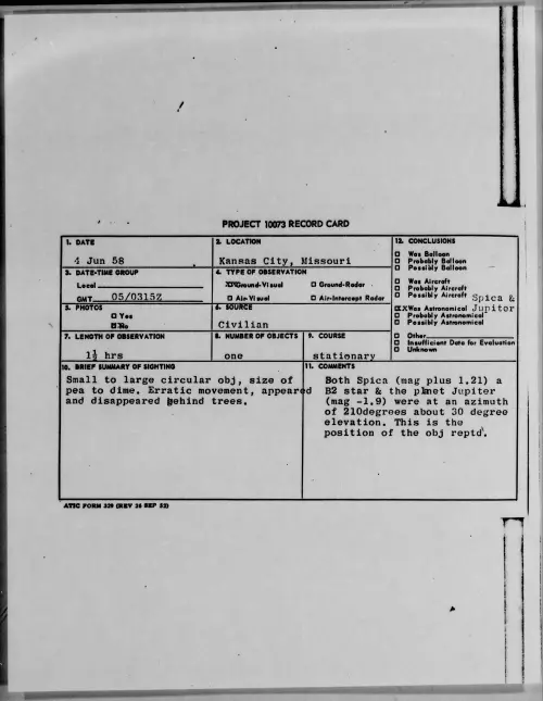 First page of 1958.06 - 8846284 - Kansas City, Missouri