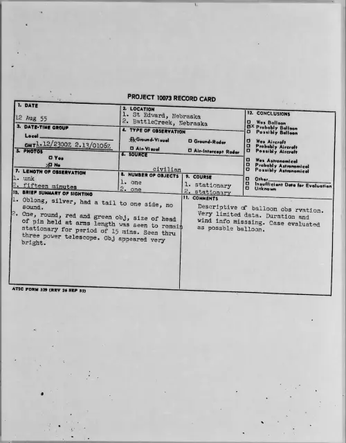 First page of 1955.08 - 6971870 - St Edward and BattleCreek, Nebraska