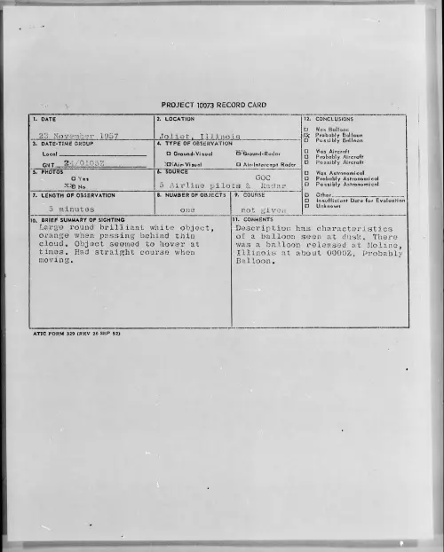 First page of 1957.11 - 6962151 - Joliet, Illinois