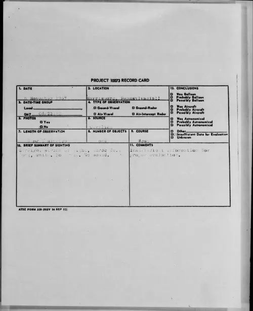 First page of 1957.11 - 6779469 - Harrisburg, Pennsylvania