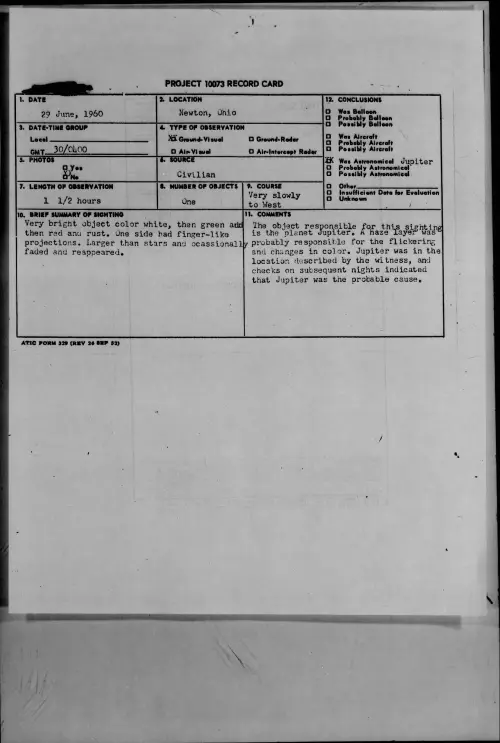 First page of 1960.06 - 7814171 - Newton, Ohio