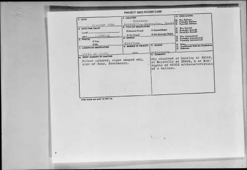 First page of 1958.10 - 7200408 - Kentucky