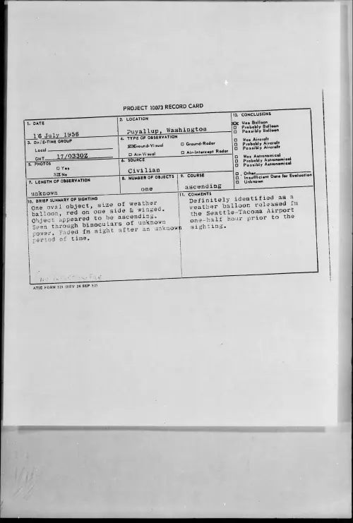 First page of 1956.07 - 6786982 - Puyallup, Washington