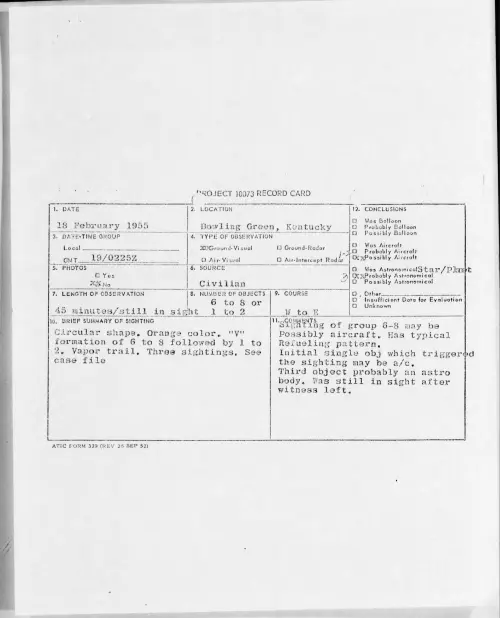 First page of 1955.02 - 6969713 - Bowling Green, Kentucky