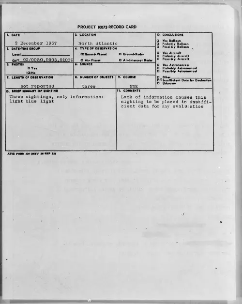 First page of 1957.12 - 6966689 - North Atlantic