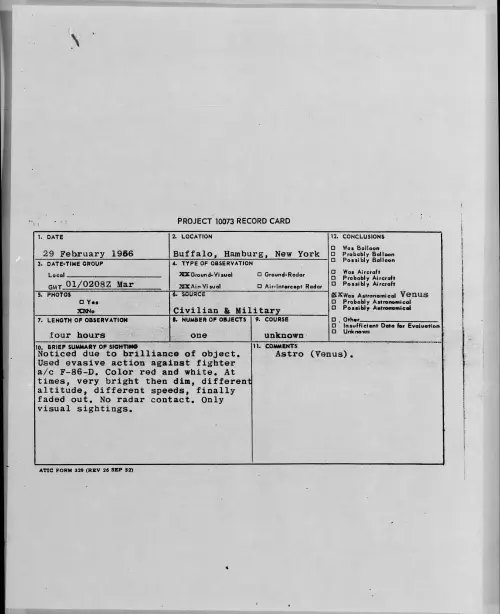 First page of 1956.02 - 7340645 - Buffalo, Hamburg, New York