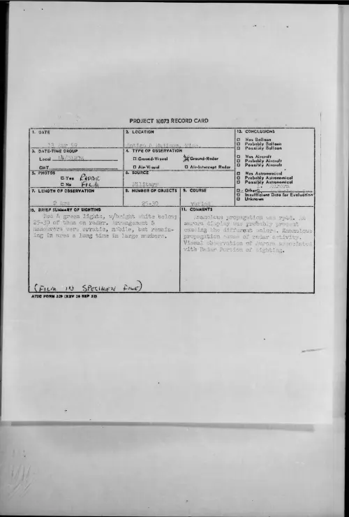 First page of 1959.04 - 9080131 - Antigo & Madison, Wisc